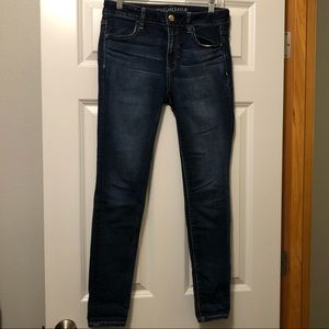 American Eagle Dark Wash Jeggings